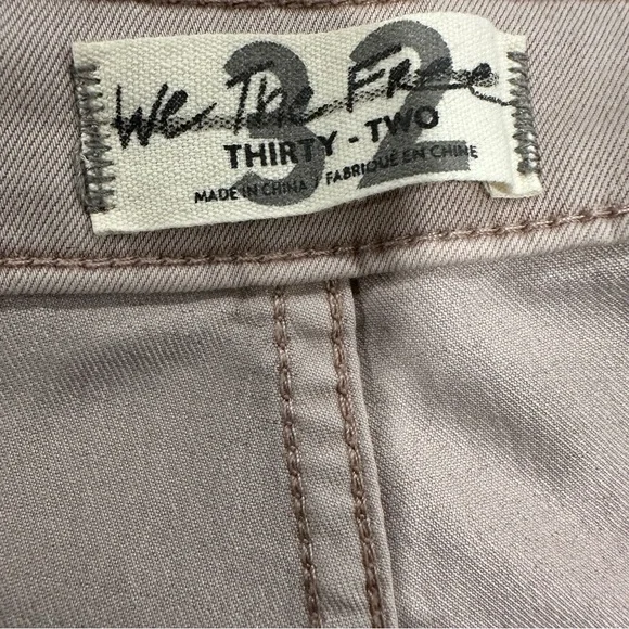 {preloved} We The Free Cream Flare Jeans - Picture 8 of 8